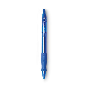 BIC® Glide Bold Ballpoint Pen, Retractable, Bold 1.6 Mm, Blue Ink, Translucent Blue Barrel, Dozen freeshipping - TVN Wholesale